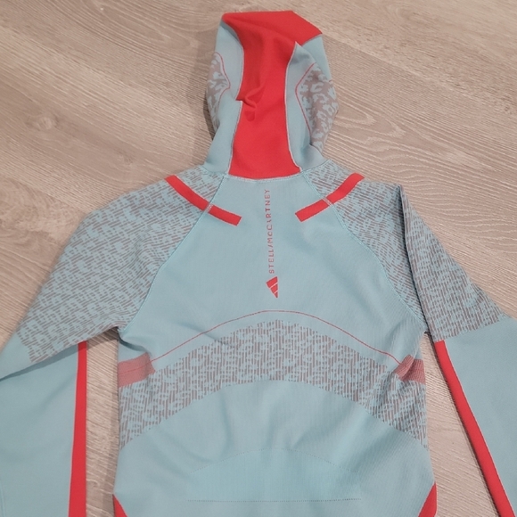 Adidas by Stella McCartney Aqua and Red Sweatshirt - Picture 10 of 12